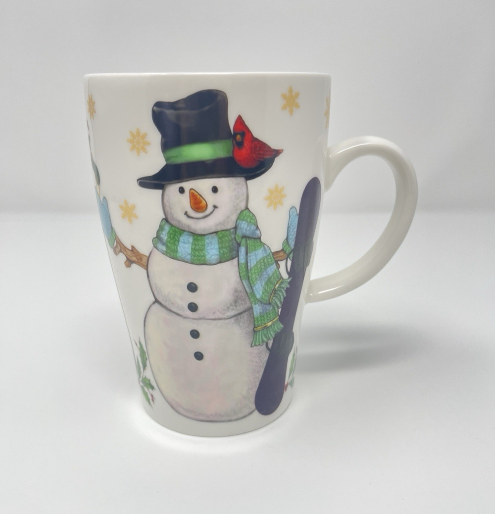 Lenox Holiday Snowman Magic Heat Changing Porcelain Mug 14 Oz